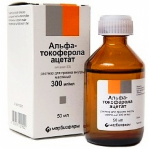 Купить Альфа-Токоферола Ацетат раствор внутрь масл 30% 50мл