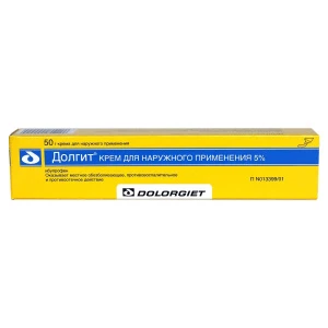 Купить Долгит 5% 50 г крем для наружного применения