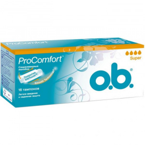 Купить: o.b. ProComfort 16 шт тампоны супер