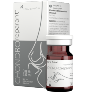 Купить: Гиалрипайер-10 Хондрорепарант 0,8 % 5 мл гель