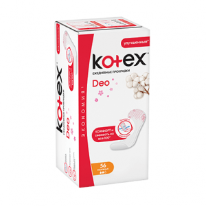 Купить: Kotex Normal Deo прокладки ежедн №56