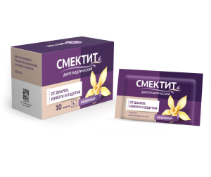 Купить: Смектит Диоктаэдрический 3 г 10 шт порошок для приготовления суспензии для приема внутрь ваниль