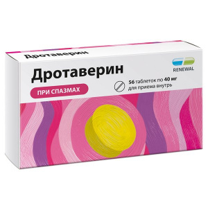 Купить: Дротаверин Реневал таб 40мг №56
