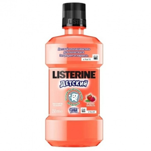 Купить: Listerine Детский 250 мл ополаскиватель для полости рта для детей Smart Rinse ягодная свежесть