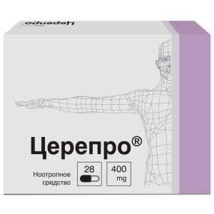 Купить: Церепро 400 мг 28 шт капсулы