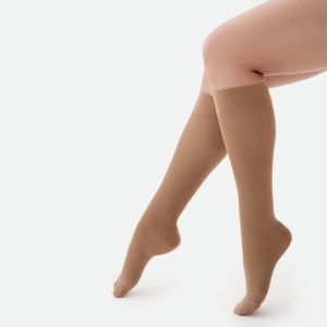 Купить: Venoteks гольфы компрессионные 1 класс компрессии размер S Артикул 1C102 бежевые зимние