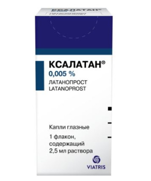 Купить: Ксалатан 0,005% 2,5 мл 1 шт капли глазные