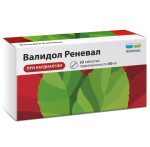 Купить: Валидол Реневал 60 мг 32 шт таблетки подъязычные