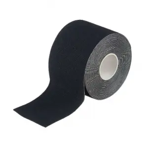 Купить Кинезио Тейп пластырь 5 см × 5 м чёрный