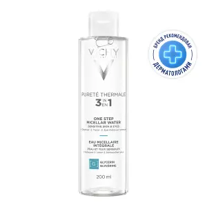 Купить Vichy Purete Thermale 200 мл вода мицеллярная с минералами для чувствительной кожи