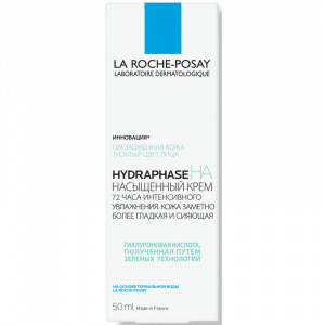 Купить: La Roche-Posay Hydraphase HA Насыщенный крем для интенсивного увлажнения, 50мл