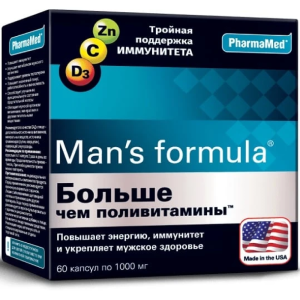Купить: Man's formula Больше чем поливитамины 60 шт капсулы