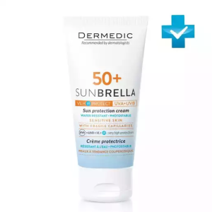 Купить: Dermedic санбрелла Крем солнцезащитный SPF50+ для чувствительной кожи 50 мл