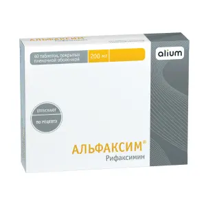 Купить Альфаксим 200 мг 40 шт таблетки покрытые пленочной оболочкой