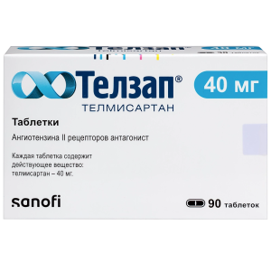 Купить: Телзап 40 мг 90 шт таблетки