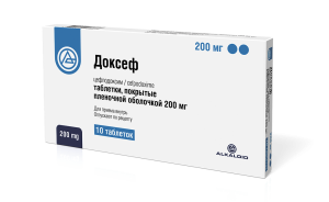 Купить: Доксеф 200 мг 10 шт таблетки покрытые пленочной оболочкой