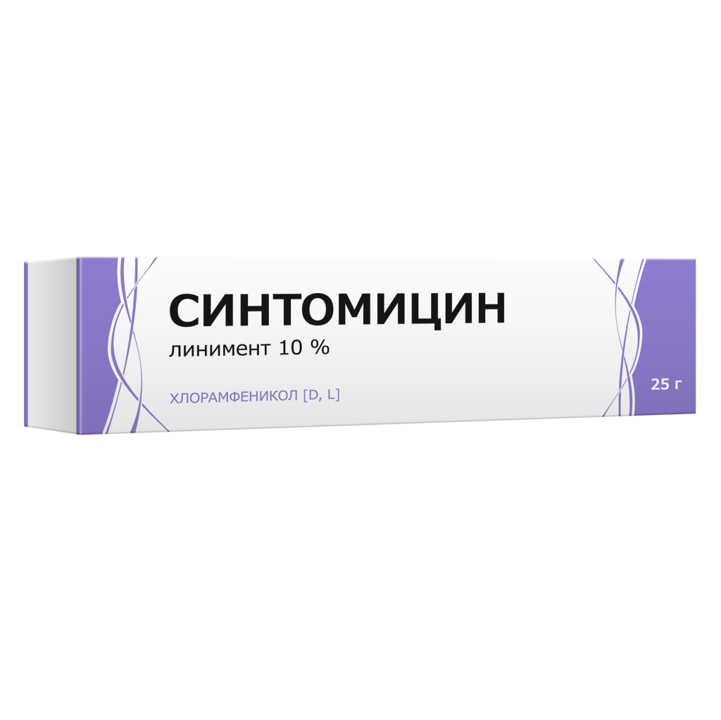 Купить Синтомицин 10% 25 г линимент