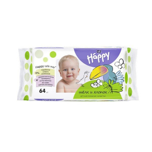 Купить: Bella Baby Happy салфетки влаж №64 шелк и хлопок