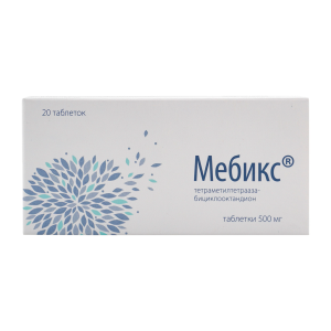 Купить: Мебикс 500 мг 20 шт таблетки