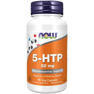 Купить: Now Foods 5-HTP (L-5-Гидрокситриптофан) 50 мг 90 шт капсулы