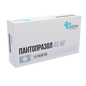 Купить: Пантопразол таб по кишечнораств 40мг №14