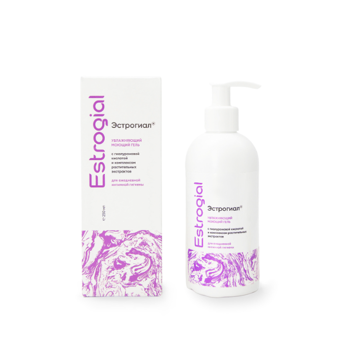 Купить Эстрогиал 250 мл гель для интимной гигиены увлажняющий