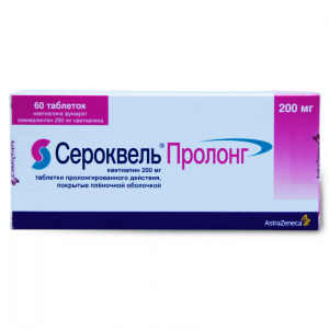 Купить: Сероквель Пролонг 200 мг 60 шт таблетки с пролонгированным высвобождением покрытые пленочной оболочкой