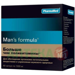 Купить Man's formula Больше чем поливитамины, капсулы 1г №60