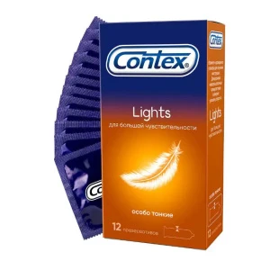 Купить Contex Lights 12 шт презервативы особо тонкие