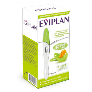 Купить: Eviplan Comfort 5 шт тест на овуляцию струйный