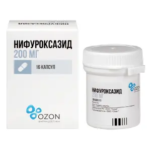 Купить Нифуроксазид 200 мг 16 шт капсулы