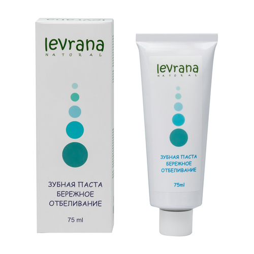 Купить Levrana 75 мл паста зубная бережное отбеливание