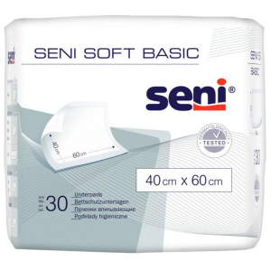 Купить: Seni Soft Basic пеленки 40смX60см №30 (2 капли)