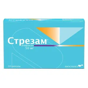 Купить Стрезам 50 мг 24 шт капсулы