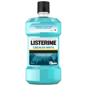 Купить: Listerine 500 мл ополаскиватель для полости рта свежая мята