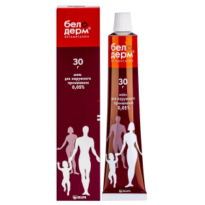 Купить: Белодерм 0,05% 30 г мазь для наружного применения