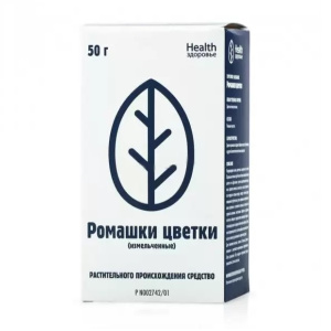 Купить: Ромашка Аптечная цветки пач 50г (Здоровье)