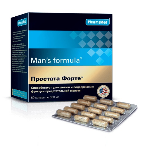Купить Man's formula Простата Форте капс №60