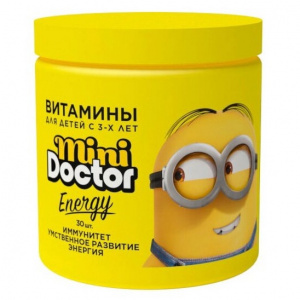 Купить: Mini Doctor Energy 30 шт пастилки жевательные для детей с 3х лет
