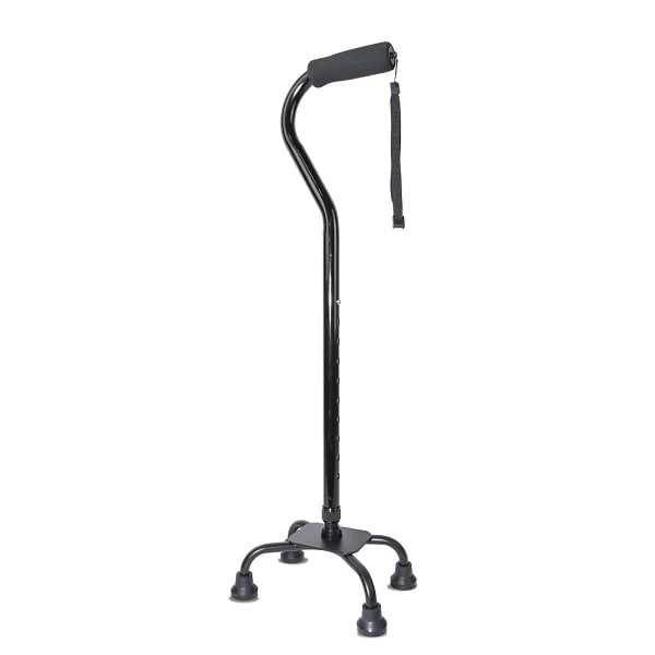 Купить Amrus трость телескопическая металлическая с 4 опорами Артикул AMCQ21