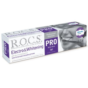 Купить: Rocs Pro Electro & Whitening зубная паста для электрических зубных щеток 135 г