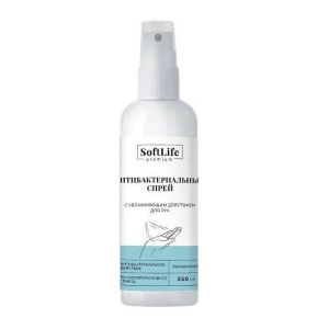 Купить: SoftLife Premium 250 мл спрей антибактериальный для рук увлажняющий