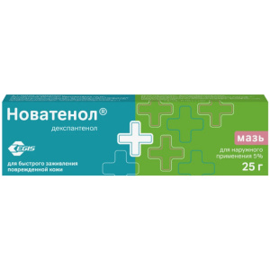 Купить: Новатенол 5 % 25 г мазь для наружного применения 