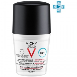 Купить: Vichy Homme 50 мл дезодорант-антиперспирант против пятен 48 часов
