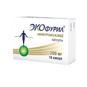 Купить Экофурил 200 мг 16 шт капсулы