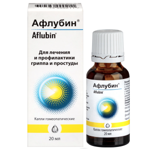 Купить: Афлубин 20 мл капли гомеопатические