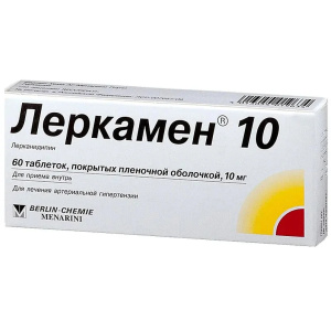 Купить: Леркамен 10 10 мг 60 шт таблетки покрытые пленочной оболочкой