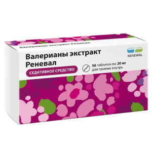 Купить: Валерианы Экстракт Реневал таб по 20мг №20