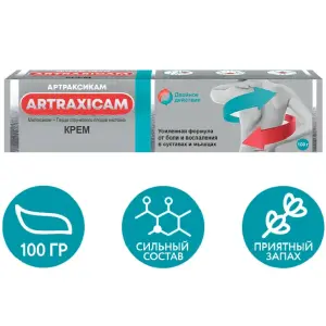 Купить Артраксикам 100 г 30 мг/г + 100 мг/г крем для наружного применения