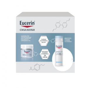 Купить: Eucerin набор DermatoCLEAN оч гель 200мл + Aquaporin крем увл д/чувст и норм кожи